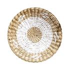 Cesta de Parede Boho em Capim-Marinho - Decoração Artesanal para Casa