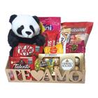 Cesta de Presente Urso Panda Aniversário Fini Bombons