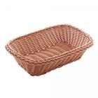 Cesta de Rattan de Plástico Retangular 24x17x7cm Lyor