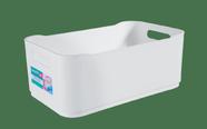 Cesta Organizadora Grande Coza Fit 30,5 x 18,5 x 12 cm Branco