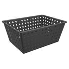 Cesta Organizadora Multiuso Maxi Preta 16,6x29,2x38,2 cm Coza