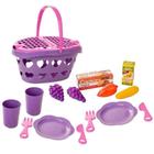 Cesta Picnic Infantil Comidinhas De Brinquedo Kit Cozinha - ZUCATOYS