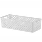 Cesto (Caixa) Organizador Quadratta Branco 34x15x9cm Ref. 890