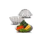 Cesto Cozinhar Legumes Frutas Verduras A Vapor Em Aço Inox