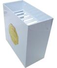 Cesto De Folhas Inox Branco Para Saunas Impercap