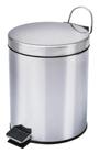 Cesto De Lixo 5lts 100% Inox C/ Pedal Banheiro E Cozinha - Fullcommerce