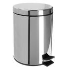 Cesto De Lixo 5Lts 100% Inox Com Pedal Banheiro E Cozinha