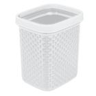 Cesto De Lixo Rattan Com Aro Branco 4,5L Nitron