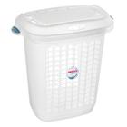 Cesto de roupa 46,4L Sanremo Branco Cristal