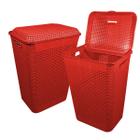 Cesto de Roupa Multiuso Organizador Telado Rattan Tampa 72L - Grenada