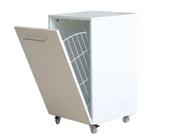 Cesto de Roupas em Mdf Branco Aramado Basculante