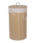 Cesto De Roupas Redondo 60l Bamboo Style 60x35cm