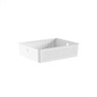 Cesto Flow Organizador Multiuso 34X27Cm Branco - OU