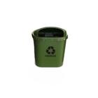 Cesto Individual Coleta Seletiva Verde 40 L- Sem Poste