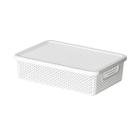 Cesto Linea Organizador Com tampa e Alça 8cm x 26cm x 36cm - Paramount 3