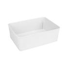 Cesto Multiuso Decorativo Branco 19X13,5X6,5Cm 123Organizei - 123 Organizei