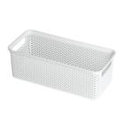 Cesto Organizador Branco 26x12x9cm Linea