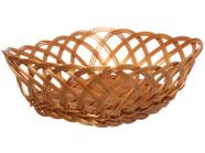 Cesto Organizador Multiuso Marrom Hauskraft Rattan Lily