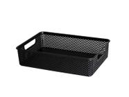 Cesto Organizador Preto 39x27x7,5 Cm Linea