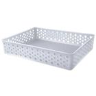 Cesto Organizador Rattan Multiuso Armário Gaveta Lavanderia G (34x25) - Usual Utilidades