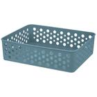 Cesto Organizador Rattan Multiuso Armário Gaveta Lavanderia M (24x19) - Usual Utilidades