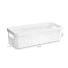 Cesto Organizador S/ Tampa Trama Rattan 3,6l Branco