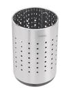 Cesto para Papel Tramontina Cápsula Dots em Aço Inox Polido e Base em Polipropileno 10 L