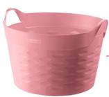 Cesto Plástico 30L Moolti Redondo Rosa SR1830 Sanremo