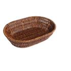 Cesto Retangular Travessa Bandeja De Servir Rattan 29x20cm - FRIGOPRO