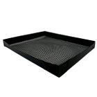 Cesto Teflon Antiaderente Perfurado 31 x 24 Cm Preto B106 Fortmaq