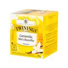 Chá camomila, mel e baunilha em sachê Twinings