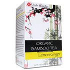 Chá de bambu orgânico com limão e gengibre 18 sacos de chá Uncle Lees (pacote com 6) - Uncle Lees Teas