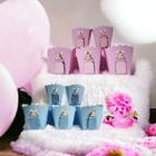 Chá de Bebê Revelação Cachepot Pequeno Personalizado para Festa
