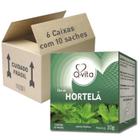 Chá De Hortelã Q-Vita 10 Sachês 10G (6 Unidades)