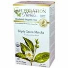 Chá Matcha Verde Triplo Orgânico 24 Saquinhos da Celebration Herbals (pacote com 2)