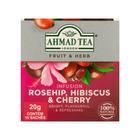 Chá Misto de Rosa Silvestre Hibisco e Cereja Ahmad Tea 20g