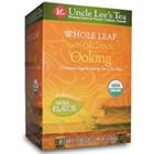 Chá Oolong 100% orgânico de folha inteira 18 saquinhos de chá Uncle Lees (pacote com 2) - Uncle Lees Teas