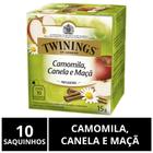 Chá Twinings, Camomila, Canela e Maçã, Caixa com 10 Sachês