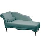 Chaise Longue Divã Copenhagen em Madeira de Reflorestamento Veludo 160cm Shop das Cabeceiras