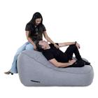 Chaise Lounge Hannah - Puff feito em tecido - Good Pufes