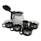 Chaleira Bule Infusor 1L E 4 Xícaras Café Cozinha Chá Jarra