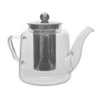 Chaleira de Vidro Borossilicato com Infusor Aço Inox 600ml - Lyor