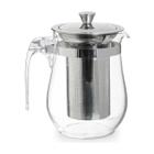 Chaleira de Vidro com Infusor e Tampa Inox 900 ml Servir Chá