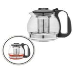 Chaleira De Vidro Infusor Chá Café Bule 1,2 Litro Aço Inox