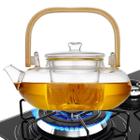 Chaleira De Vidro Resistente Vai Ao Fogo Com Infusor 800ml