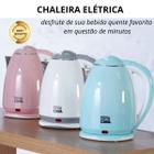 Chaleira Elétrica Colors Jarra 1,8 Litros Desligamento Automático 110/220V INMETRO