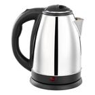 Chaleira Elétrica Inox 2L 127/220V Jarra Bule Base 360º p/ Cozinha Água Quente Chá Café Chimarrão Arroz Dia das Mães Aniversário