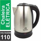 Chaleira Elétrica Jarra Térmica Bule Garrafa Living Aço Inox 1,8 Litros 1000w Potência Desliga Automatico 127V (110V)