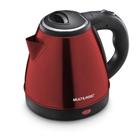 Chaleira Elétrica Multilaser Gourmet De Inox Vermelho Com 1,8L 127V 1200W - BE017