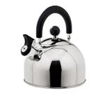 Chaleira Inox 2L Grande com Apito Bico Bule de Café Várias Cores